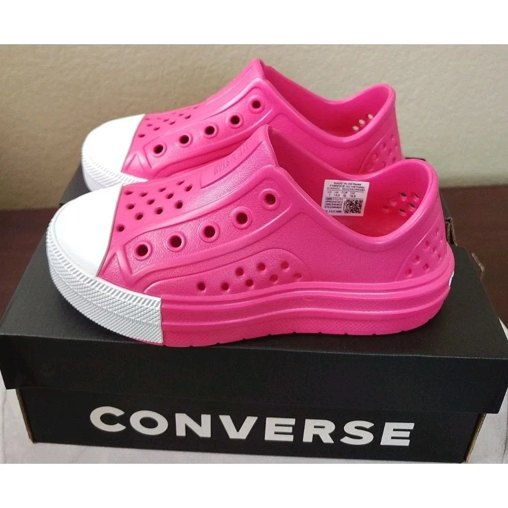 Converse Chuck Taylor Play Lite CX   Sneakers Slip-On Shoes Size 1 Youth Pink